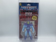 Masters of the Universe Origins Retro Skeletor  Open Mouth  Figure with Comic