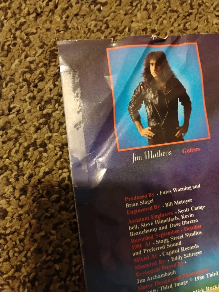 FATES WARNING awaken the guardian LP ORIG PRESS METALBLADE LP Please Read - Image 3 of 4