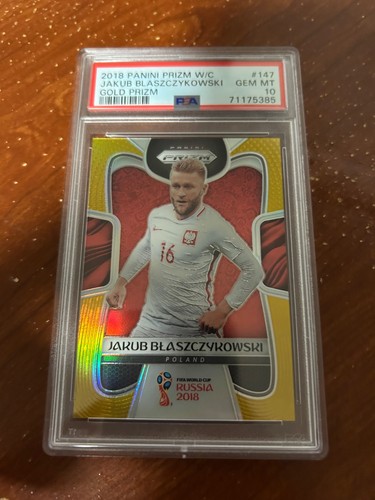 2018 World Cup prizm gold /10 jakub blaszczykowski psa10
