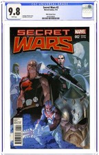 Secret Wars #2B Ribic 1:25 Variant CGC 9.8 2015 4545528003