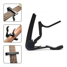 Guitar Capo Aluminum Alloy Grip Quick Change Clamp Key Acoustic Tone Adjusting