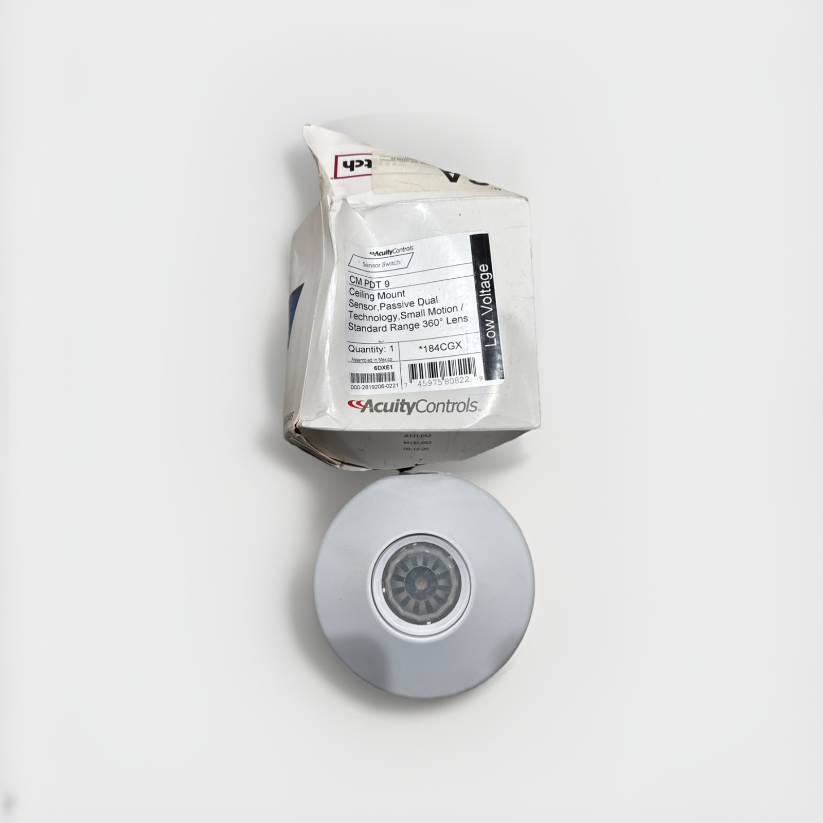 🔴Schalter Strombelegungssensor CM-PDT-9, 12-24V DC, PIR Motion, weiß!!️184CGX