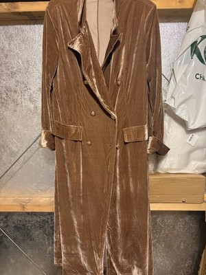 Brown Button Up Robe Size Large