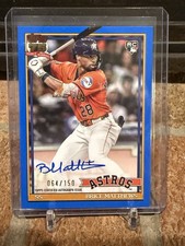 2026 Topps Series 1 Brice Matthews Astros RC Auto 91A-BM Blue Auto 64/150