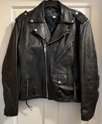 Gino Leathers Size 38 Vintage Leather Jacket Women's Biker Rare | eBay