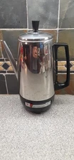 Vintage Toastmaster 12 Cup Model M522 Stainless Steel Coffee Maker Percolator.