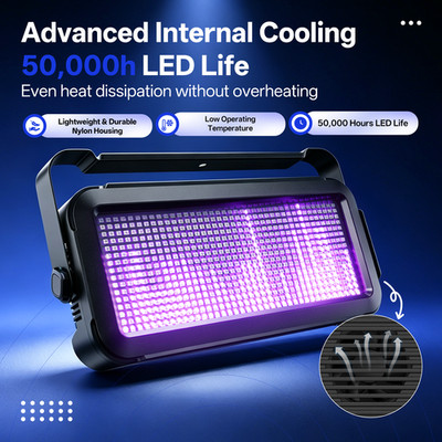 640*1W RGB 640LED Wall Washer Light DMX Strobe Beam DJ Disco Stage Lighting KTV