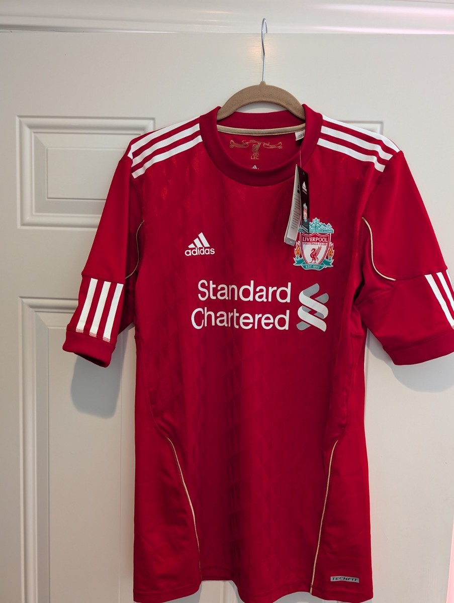 New Adidas 2010-11 Liverpool FC Techfit Player Issue Home Jersey