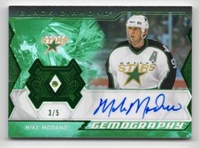 2023-24 Black Diamond Gemography Diamond Relics Auto Emerald Mike Modano 4/5