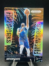 2024-25 Prizm Black-Anthony Davis Fireworks Silver Prizm #15