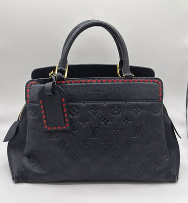 Louis Vuitton Vosages MM Whipstitch Monogram Empreinte Leather Shoulder Bag