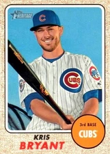 2017 Topps Heritage #500 Kris Bryant SP - Chicago Cubs