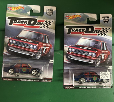 Hot Wheels Car Culture  Datsun Bluebird 510 Lot of 2 Daf color Factory prototype