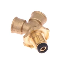 Gas Cylinder Connection Port Y Splitter Three Way Valve Gas Tank On Off Valve