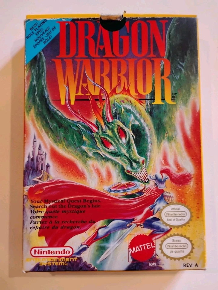 (Complete In Box) Dragon Warrior, With Expansion Map And Posters, Tested Works! - Image 3 of 4