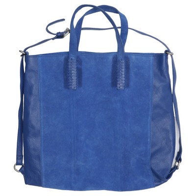 Zara Basic, Handtasche, Unisex (Erwachsene), Leder/Polyester, Blau #VUt