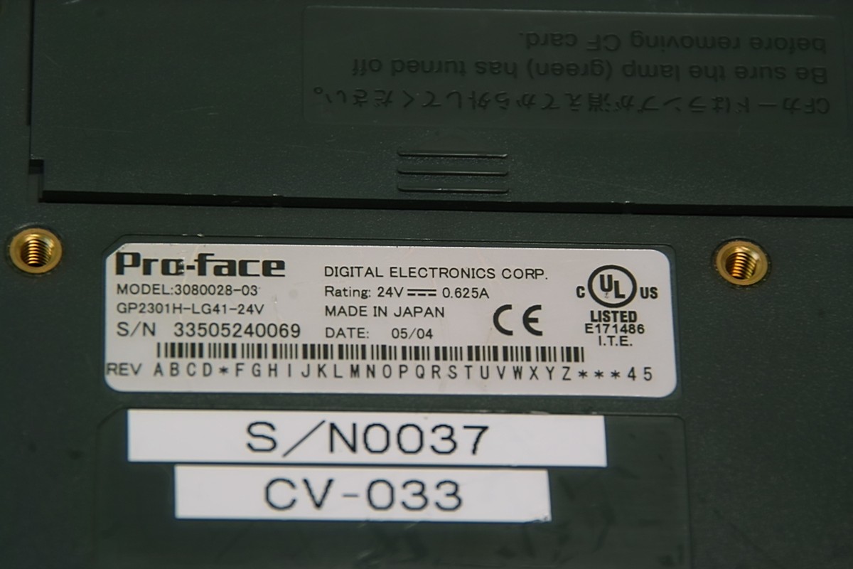 PRO-FACE GP2301H-LG41-24V GP2301HLG4124V 3080028-03 HMI PRO-FACE GP2301H-LG41-24V GP2301HLG4124V 3080028-03 HMI