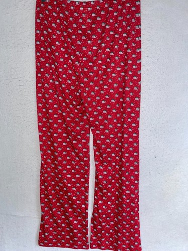 Vineyard Vines Girls Santa Whale Tree Holiday Pajama Pants Red XL Knit Christmas - Picture 2 of 3