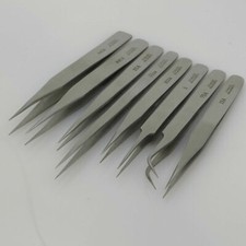 Precision Watchmaker's Antimagnetic Tweezers Set of 8 Watch Jewellery
