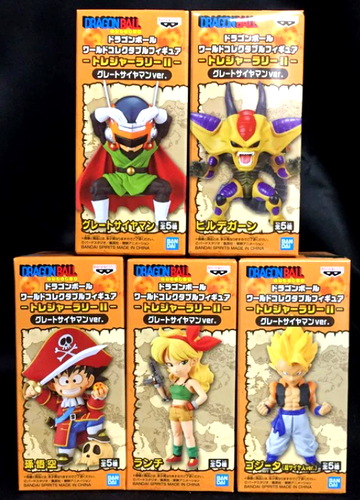 BANPRESTO Dragon Ball WCF World personaggio da collezione Treasure Rally II tutti i 5 set