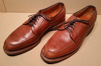 Allen Edmonds Stockbridge Oxford Split Toe Brown Leather +  display picture 2