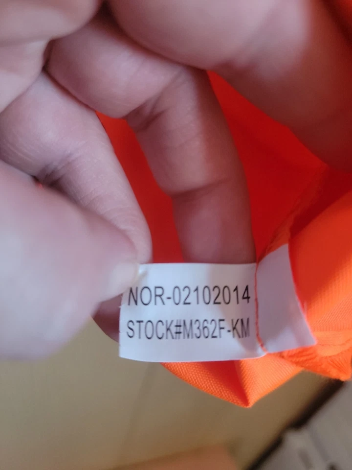 Master Sportsman Rugged Outdoor Gear Orange Hunting Vest SIZE UNKNOWN - Image 4 of 4