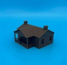 The Milwaukee Road ~ COMPANY HOUSE  N Scale 1:160 ~ NO Assembly Required - Brown