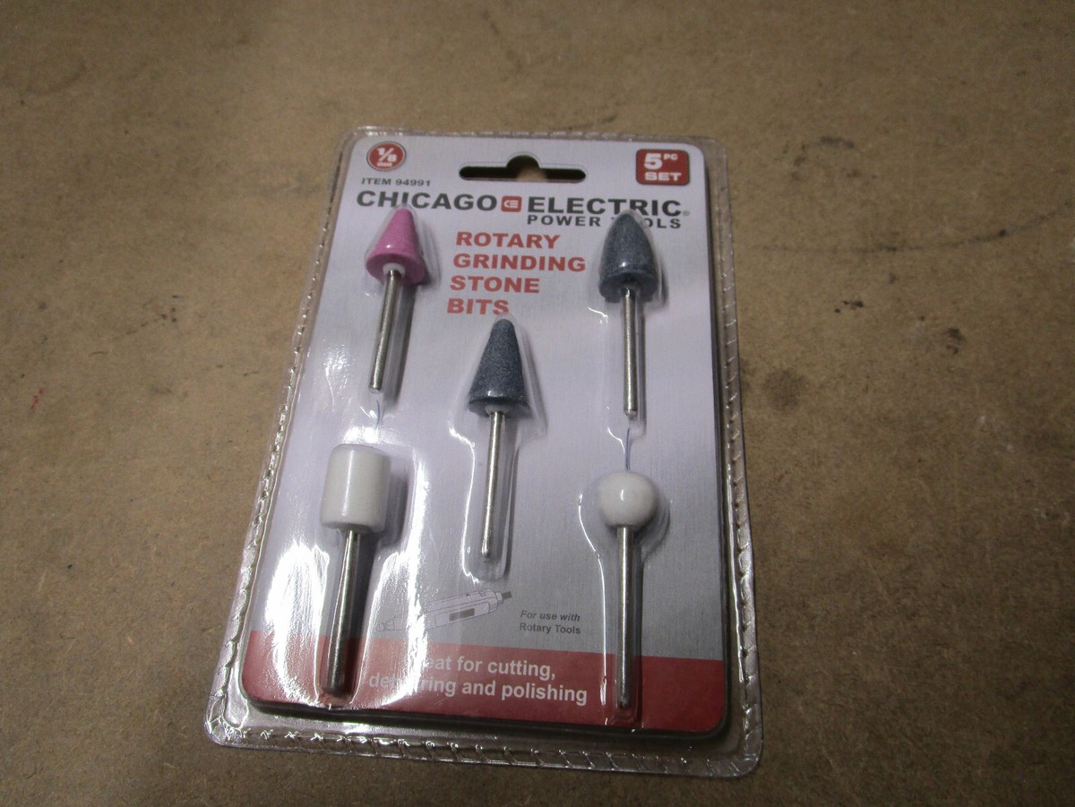 5 Pc. Stone Rotary Grinding Bits with 1/8 in. Shank 5 Pc. Stone Rotary Grinding Bits with 1/8 in. Shank