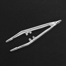 Lot 5pcs Reptile Feeding Non Slip Tweezers Clamp Pliers Plastic Feeder Clip Pet