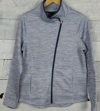 Champion Jacket Womens Medium Fleece Lined Full Zip pockets outdoor walking