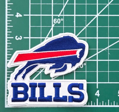 #ad Buffalo Bills 3.5quot; Iron On Embroidered Patch Free Tracking $5.95