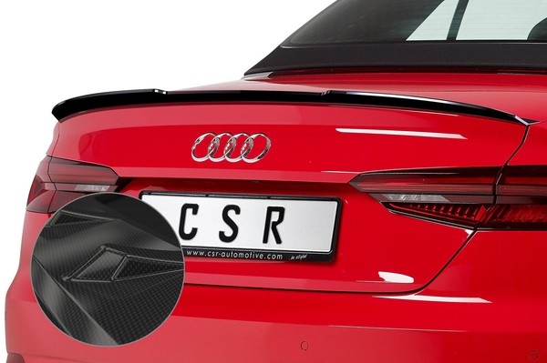 CSR HeckflüGel ABS Carbon Look Mit ABE FüR Audi A5 F5 Cabrio-image
