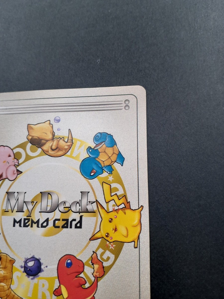 Pokemon My Deck Memo Card Vintage Promo Nintendo Vintage Pokemon My Deck Memo Card Vintage Promo Nintendo Vintage