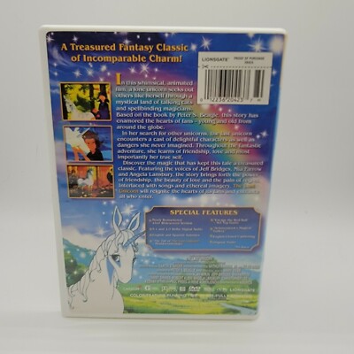 The Last Unicorn (DVD, 2007, 25th Anniversary Ed.) Family Classic