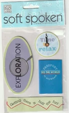 MAMBI Soft Spoken 3D stickers TRAVEL THE WORLD Theme 90526 Fast FREE Ship!