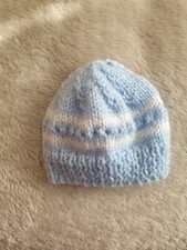 Hand Knitted Premature Baby Hat
