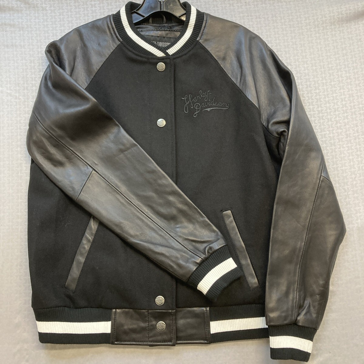 NEW GENUINE HARLEY DAVIDSON 97017-23VW MED WOMEN'S VARSITY JACKET