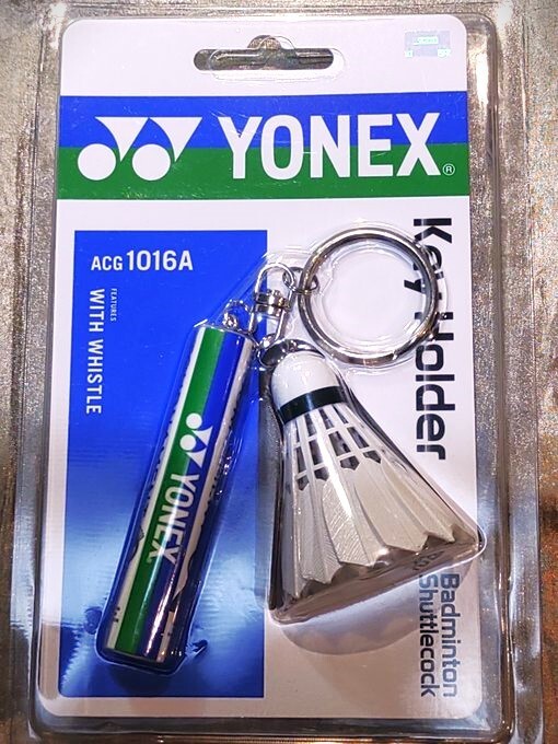 YONEX key holder (badminton shuttle type) with whistle Brand