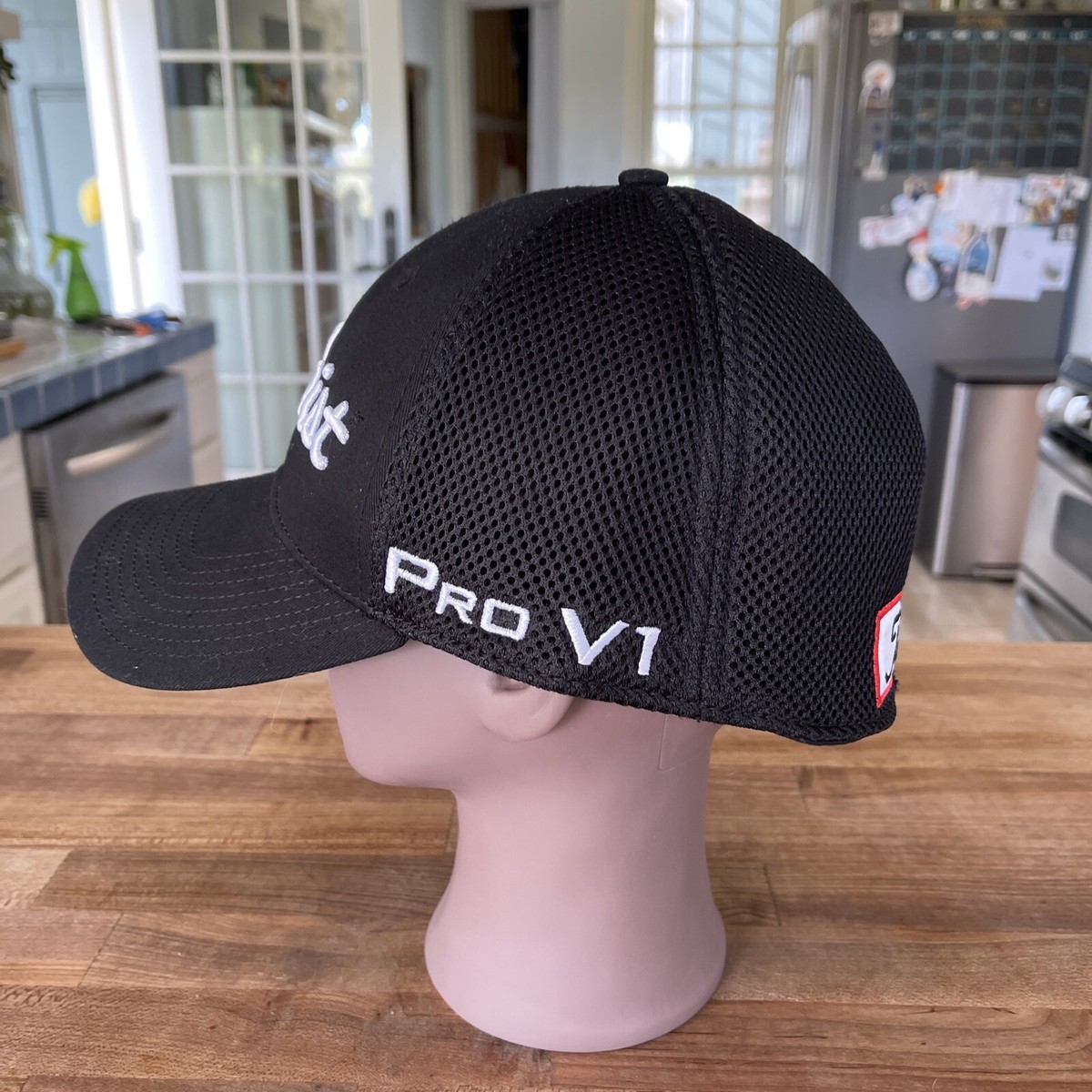帽子 [0] NEW ERA TITLEIST PRO V1 Д美品 TITLEIST by NEW ERA タイトリスト ニューエラ メッシュ