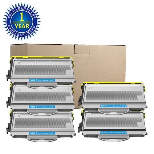 5PK TN360 TN330 HY Toner Cartridge For 