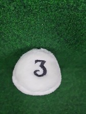 MARKENLOS Schlägerhaube für 3-Holz (Weiß)