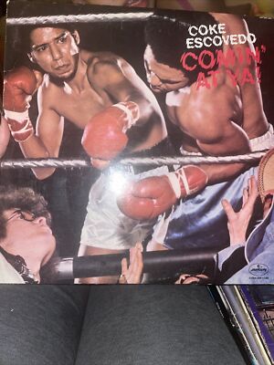 COKE ESCOVEDO: Comin  At Ya US Mercury SRM-1-1085 Shrink Soul Funk LP Vinyl OG