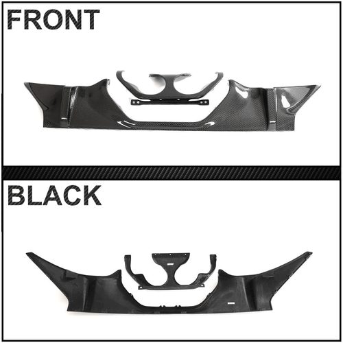 Difusor de parachoques trasero de carbono difusor trasero labio se adapta a BMW M2 G87 2022-24 - Imagen 10 de 11