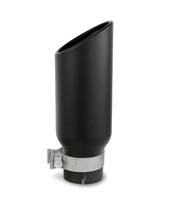 Go Rhino Black Powder Coated Stainless Steel Exhaust Tip - GRT35514B