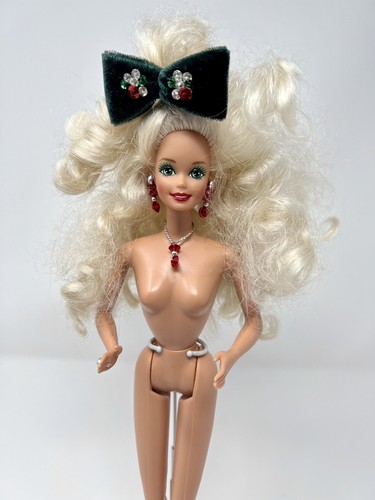 Vintage Barbie Doll Happy Holidays 1991 Special Edition Mattel #1871 - Picture 15 of 15