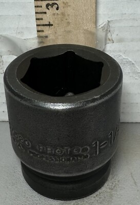 Photo Impact Socket 6 Point 3/4  Drive 1-1/4  07520
