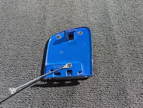2007 Chevrolet Corvette C6 Gas Fuel Door - Lemans Blue - FREE SHIPPING - Picture 7 of 10