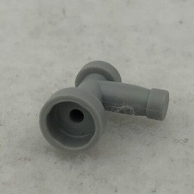 LEGO 4599b Light Bluish Gray Tap 1 x 1 without Hole in Nozzle End (x1)