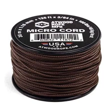 Atwood Rope MFG Tactical Micro Utility Cord 1.18mm X 125ft  (Brown)