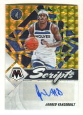 2021-22 Mosaic Scripts Gold #14 Jarred Vanderbilt Timberwolves A40 297